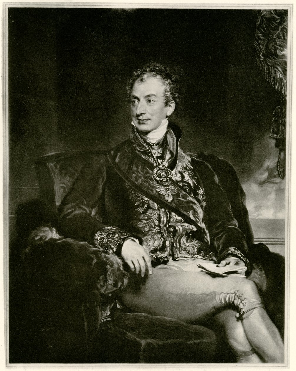 Clemens Wenzel Nepomuk Lothar, prins av Metternich, 1884-90 (fototype) av German School