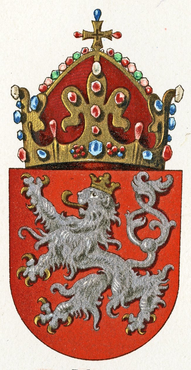 Våpenskjold fra Böhmen, ca. 1898 av German School