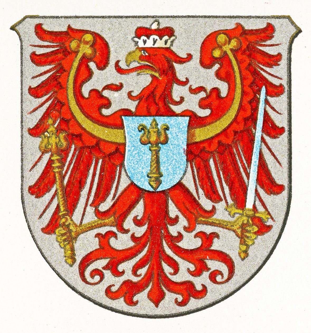 Våpenskjold fra Brandenburg, ca. 1898 av German School