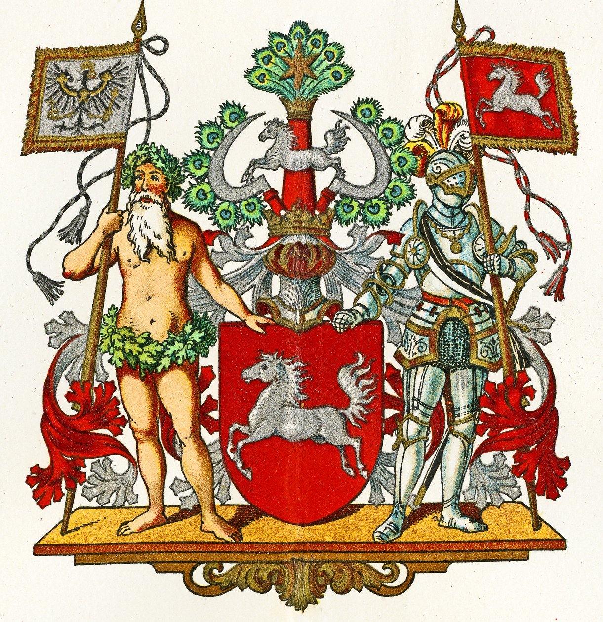 Våpenskjold fra Hannover, ca. 1898 av German School