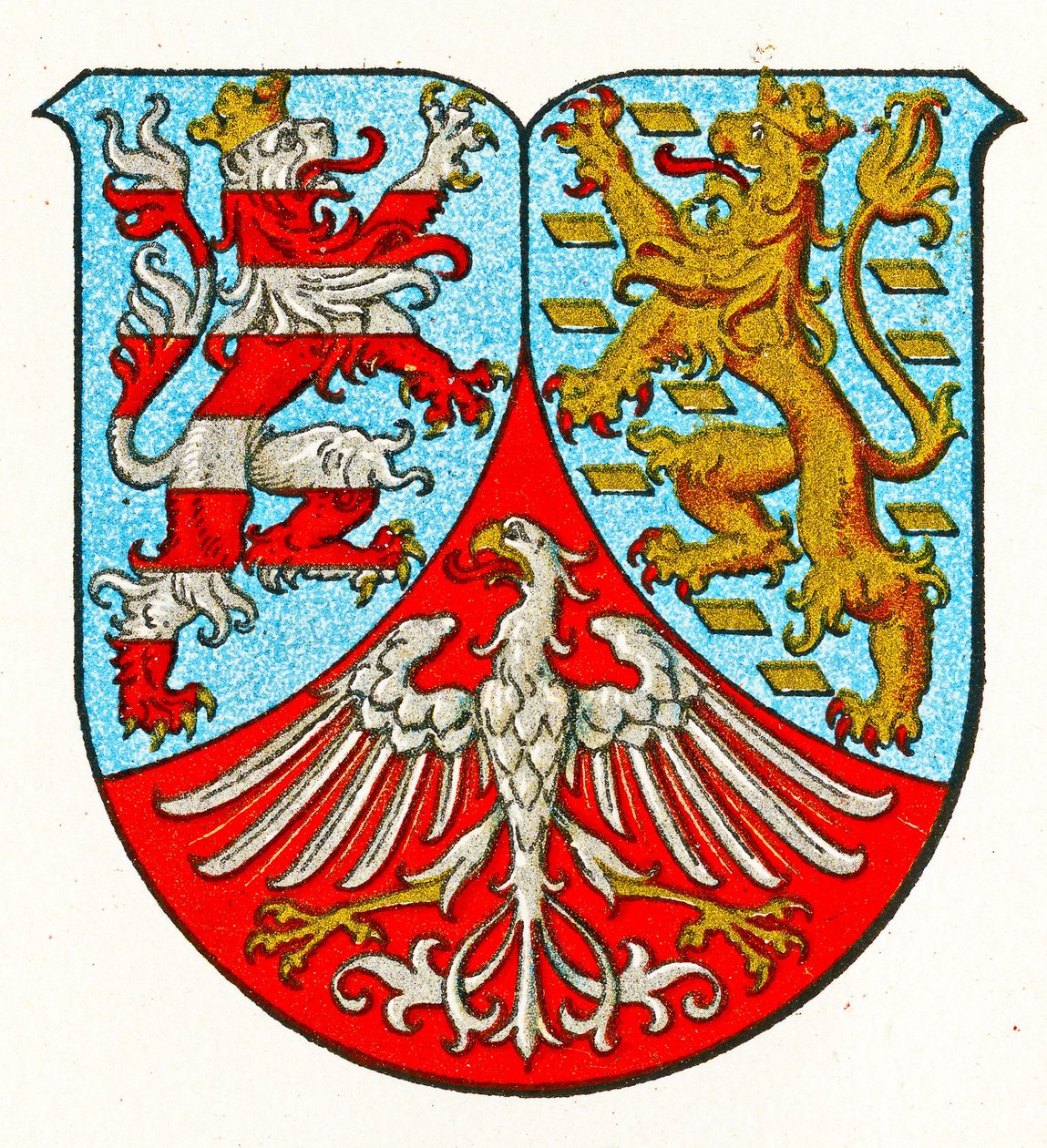 Våpenskjold fra Hessen-Nassau, ca. 1898 av German School