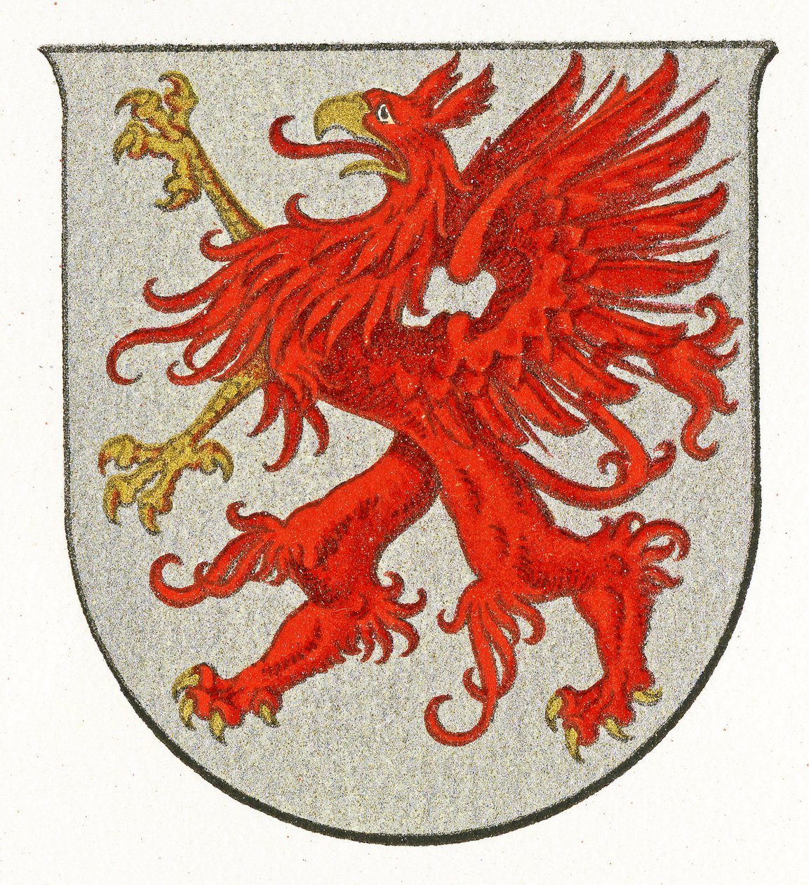 Våpenskjold fra Pommern, ca 1898 av German School