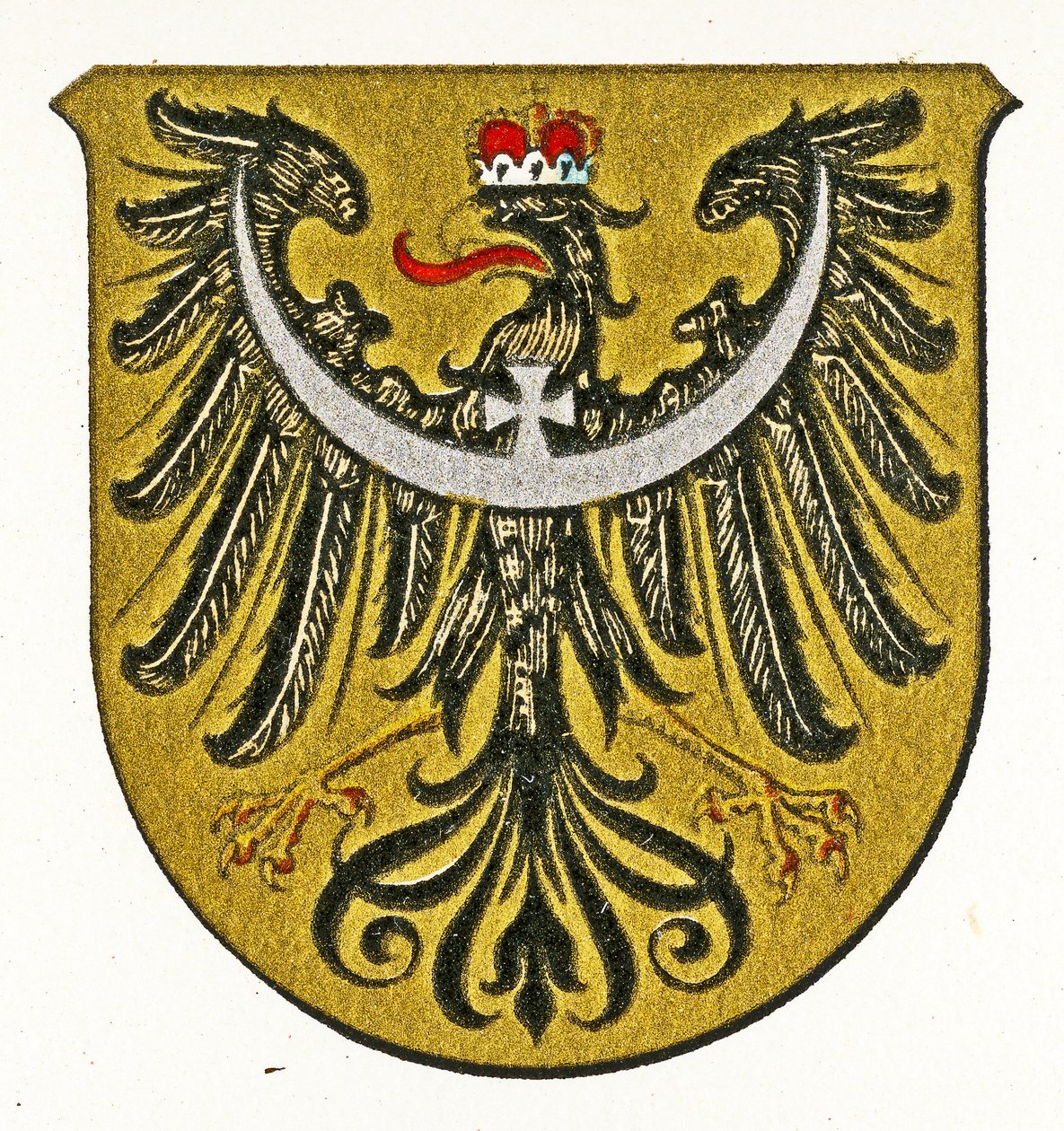 Våpenskjold fra Schlesia, ca. 1898 av German School