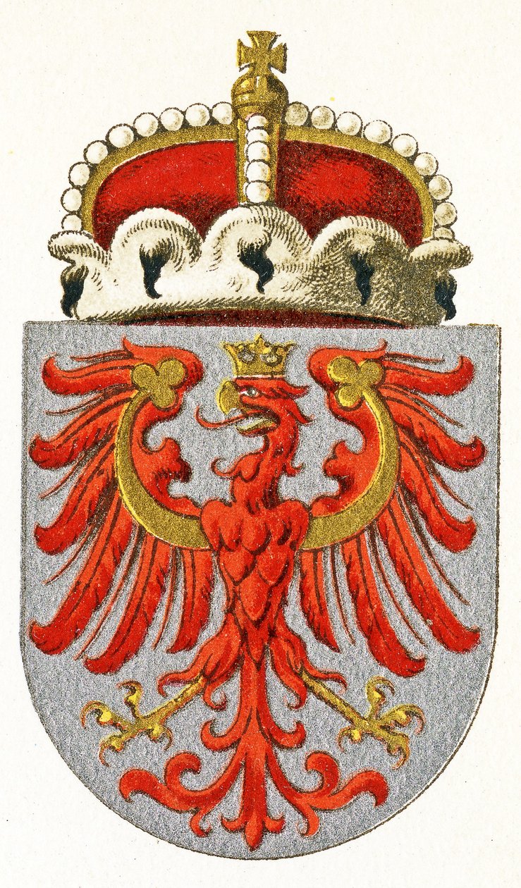 Tyrols våpenskjold. ca. 1898 av German School
