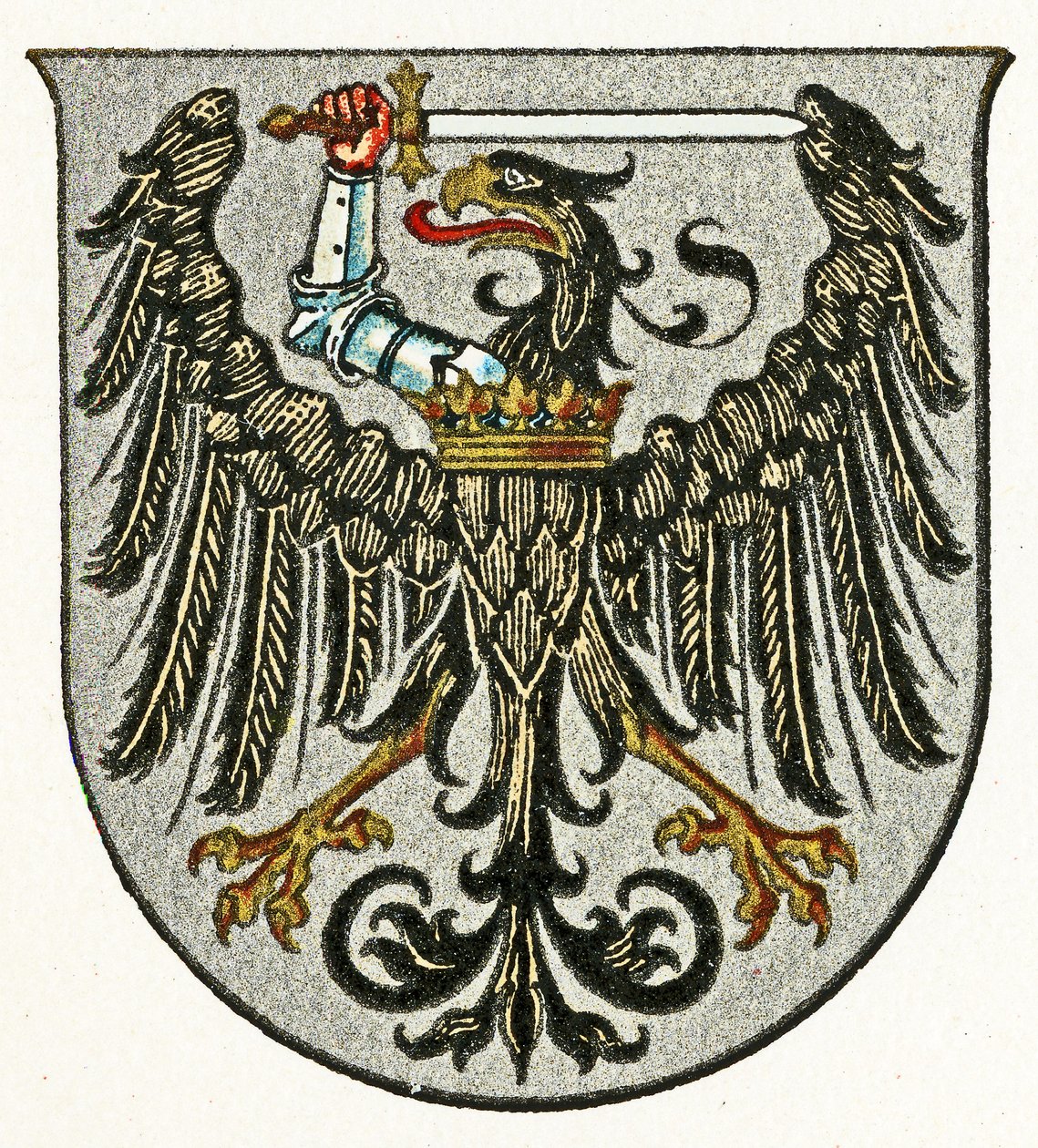Våpenskjold fra Vest-Preussen, ca. 1898 av German School