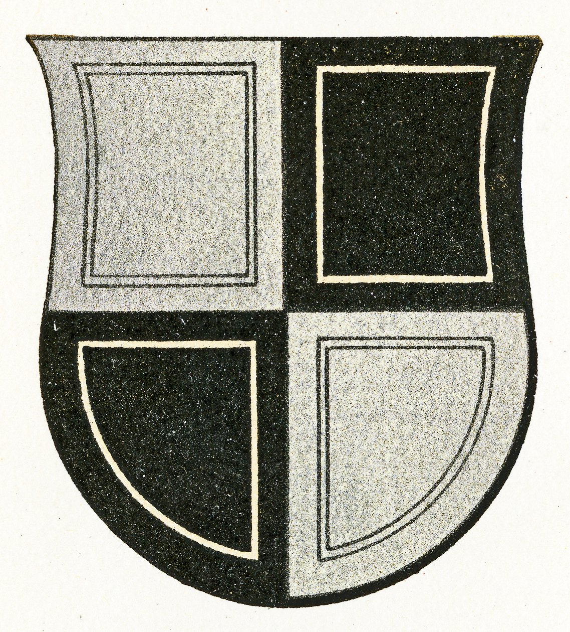 Våpenskjold fra Zollern (Hechingen), ca. 1898 av German School