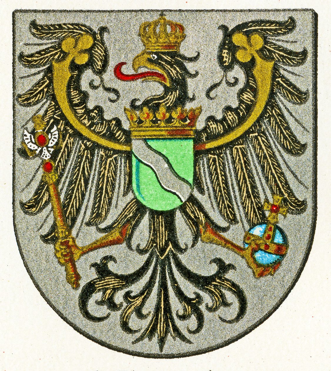 Våpenskjold fra Rhinprovinsen (Provinz Rheinland), ca. 1898 av German School