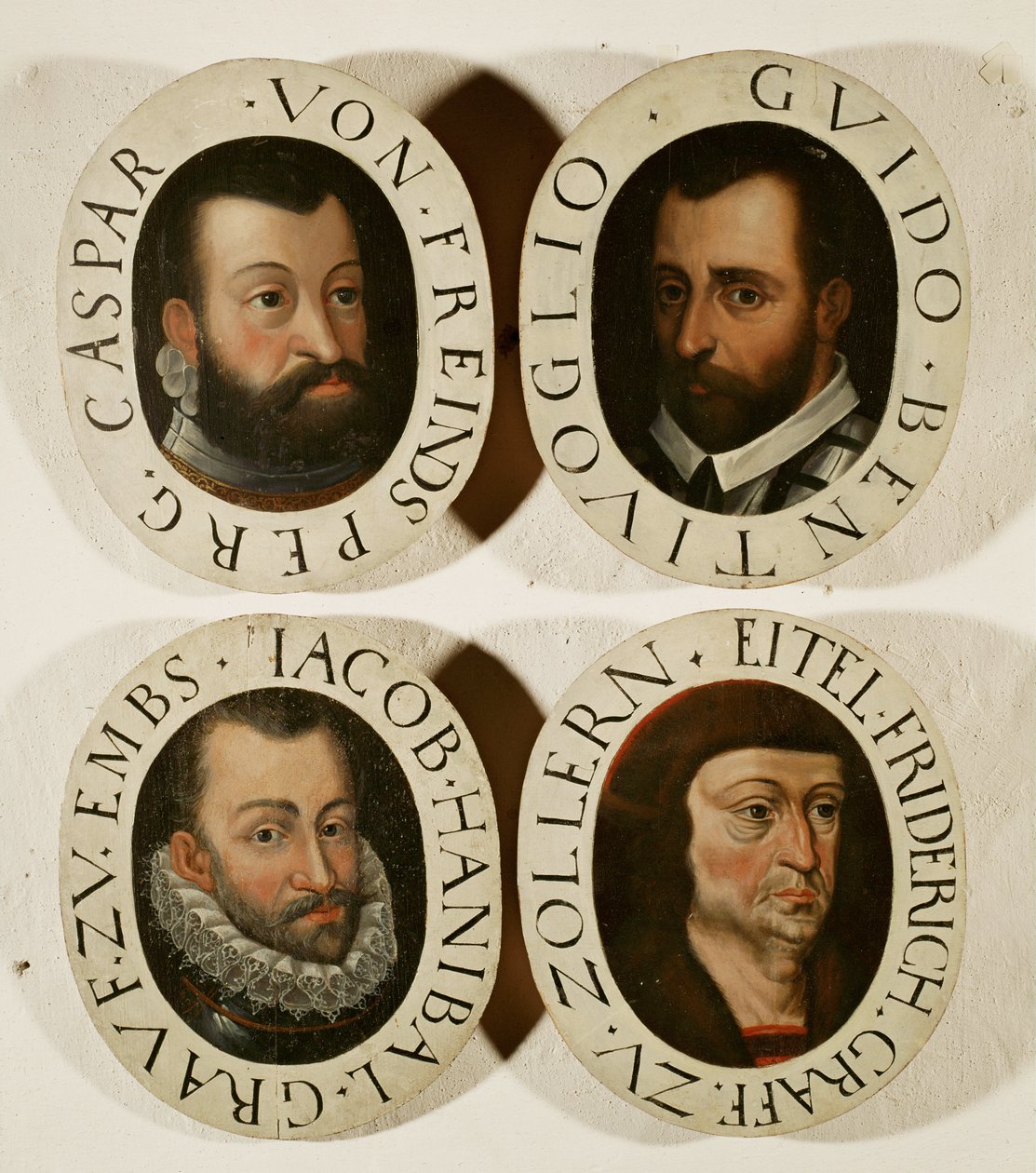 Kommandørene i trettiårskrigen, Caspar von Freindsperg, Guido Bentivoglio, Jacob Hanibal, greve Embs … av German School