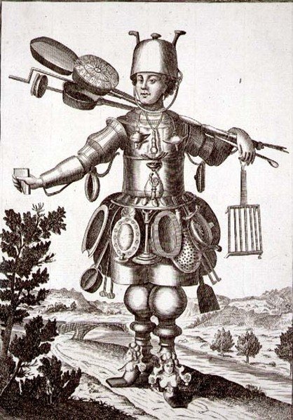 Kostyme for en brazier, pub. av Gerard Valck (1651/2-1726) ca. 1690 (gravering) av German School
