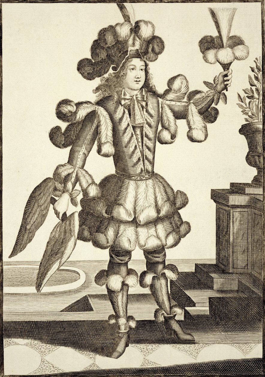 Kostyme for en fjærhandler, pub. av Gerard Valck (16512-1726) ca. 1690 av German School