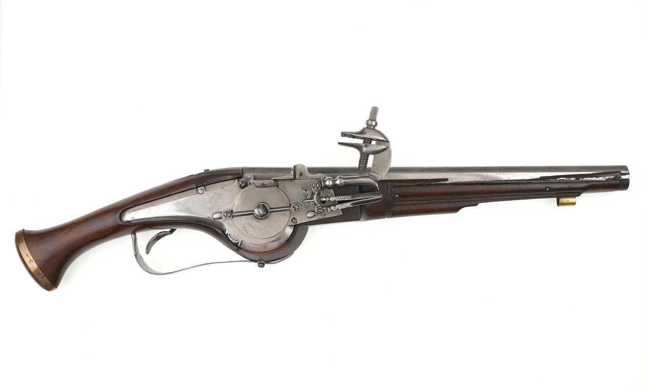 Nederlandsk eller tysk hjullåspistol, ca. 1630 (pistol, hjullås) av German School