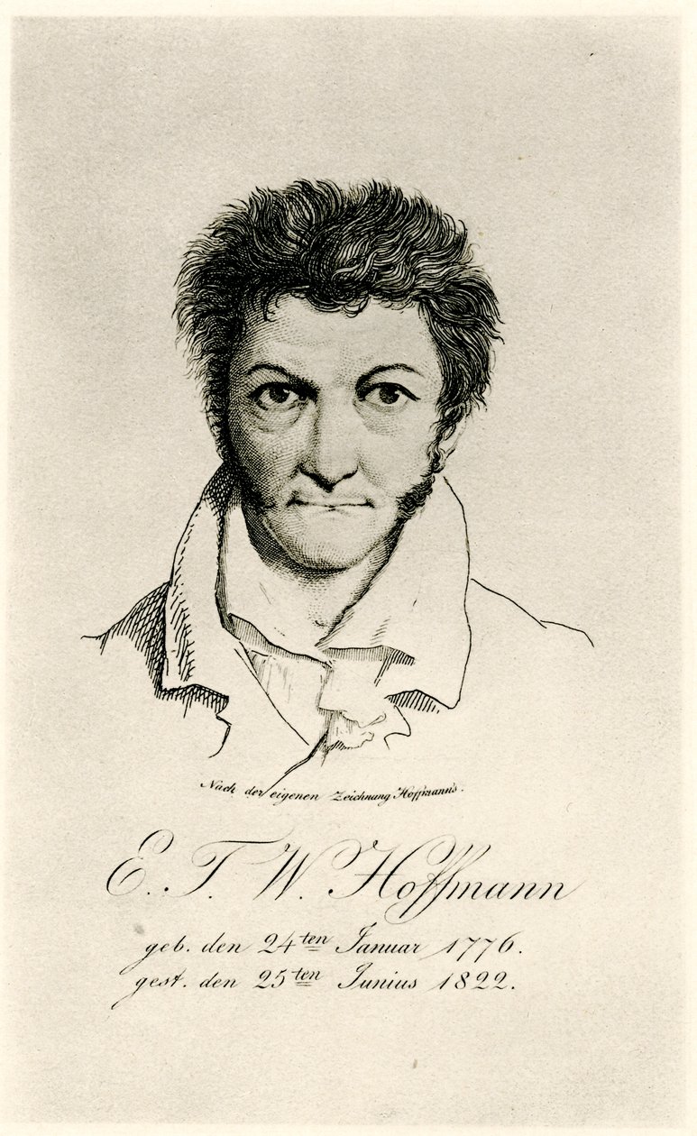 Ernst Theodor Amadeus Hoffmann (1776-1822) 1884-90 (fototype) av German School