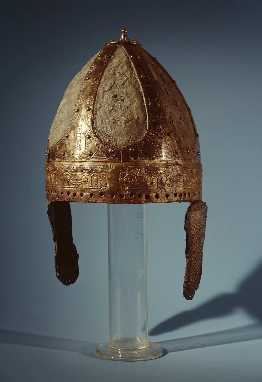 Europeisk krigshjelm, c.500 (metall) av German School