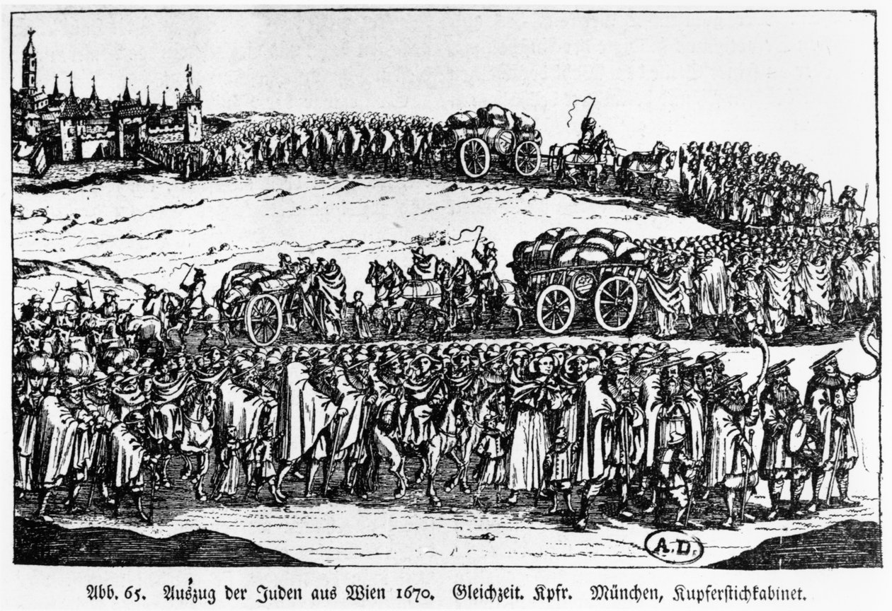Utvisning av jøder fra Wien, 1670 av German School