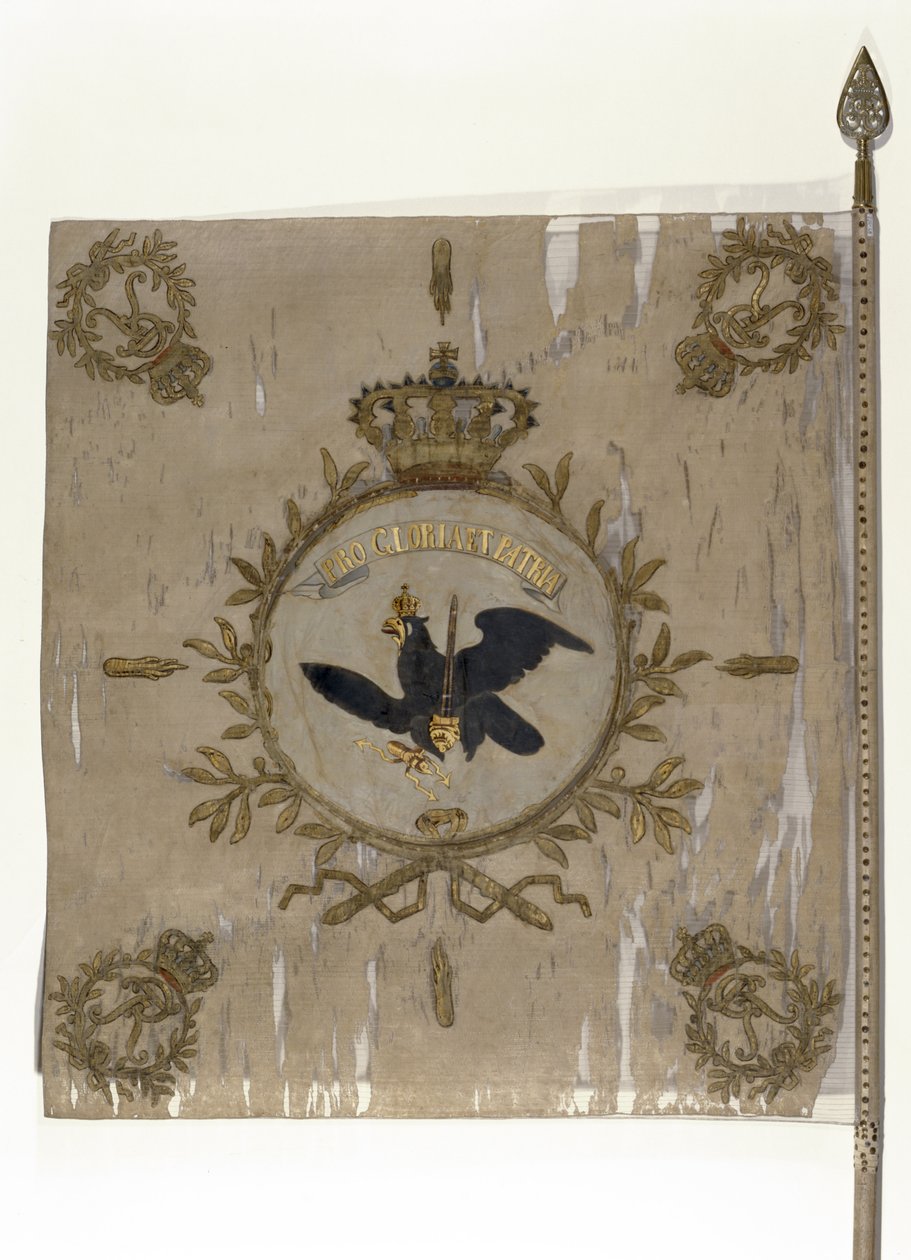 Flagget til det prøyssiske infanteriet (tekstil) av German School