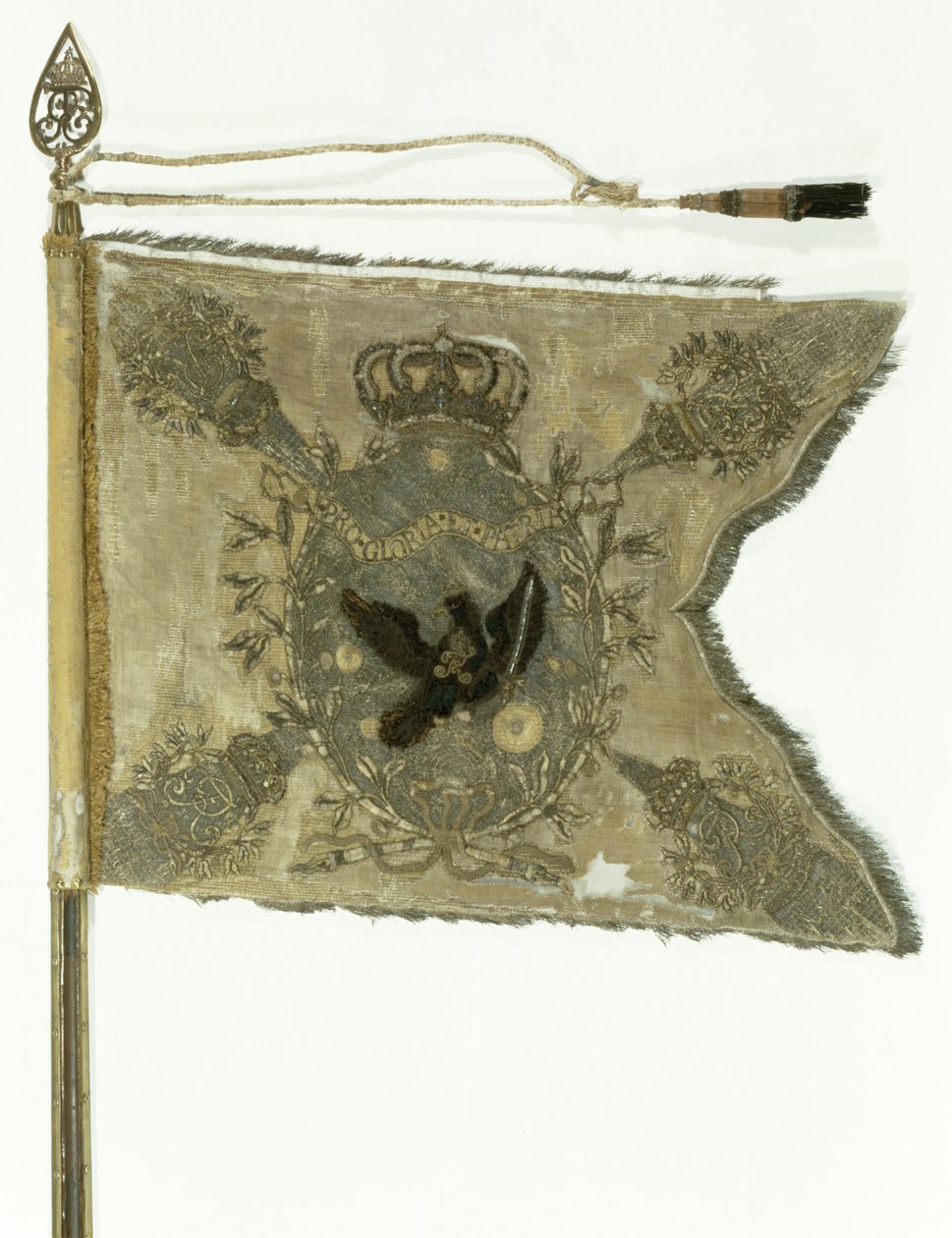 Flagget til det prøyssiske infanteriet under Fredrik den store (tekstil) av German School