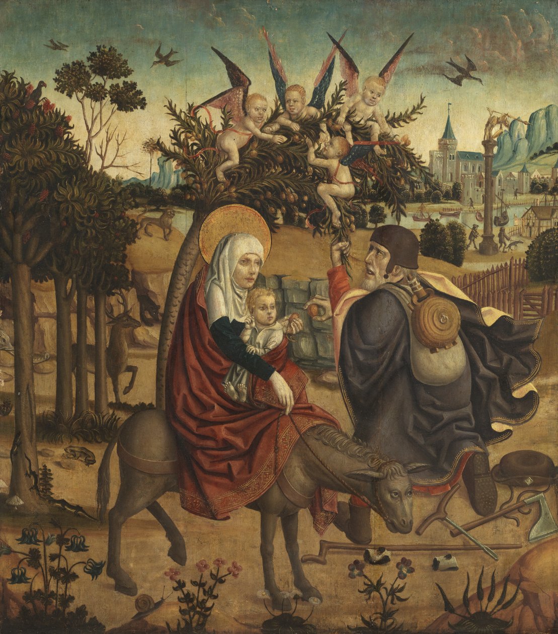 Fly til Egypt, etter Martin Schongauer av German School