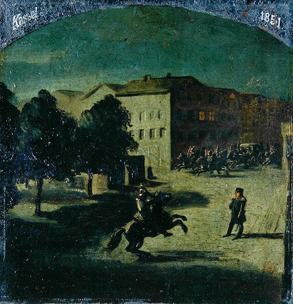 Flight av kurfyrst Friedrich Wilhelm I av German School