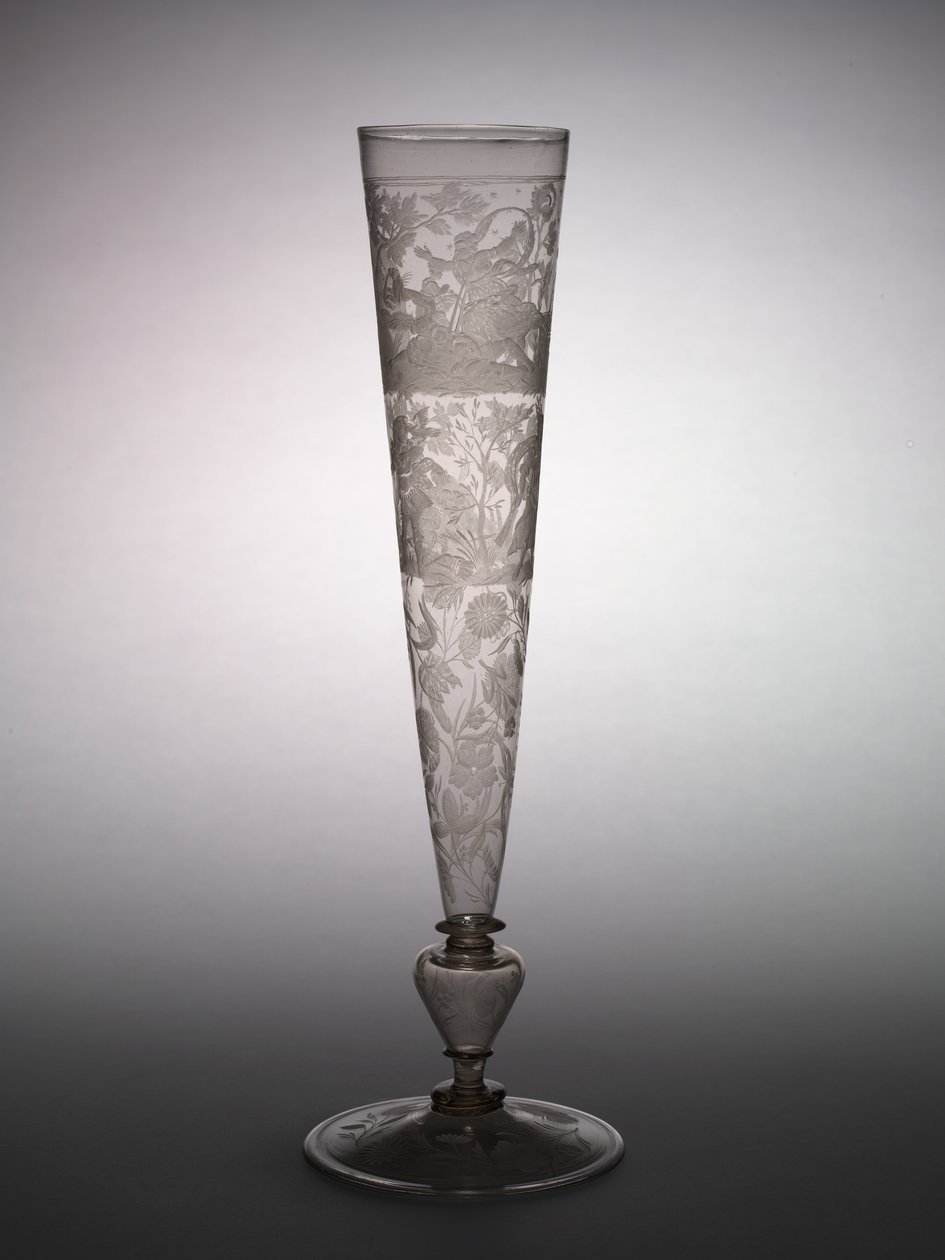 Fløyteglass, tidlig på 1600-tallet (glass) av German School