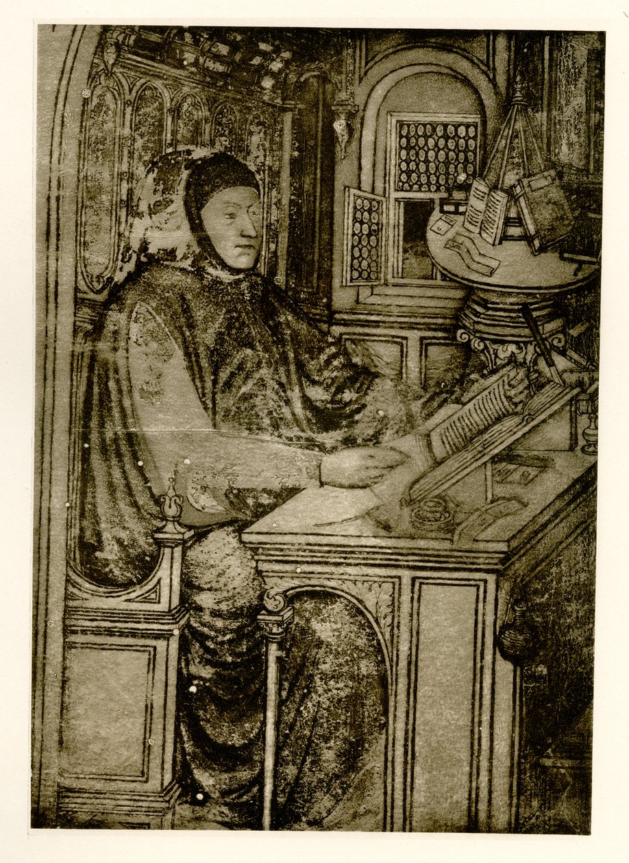 Francesco Petrarca, 1884-90 (fototype) av German School