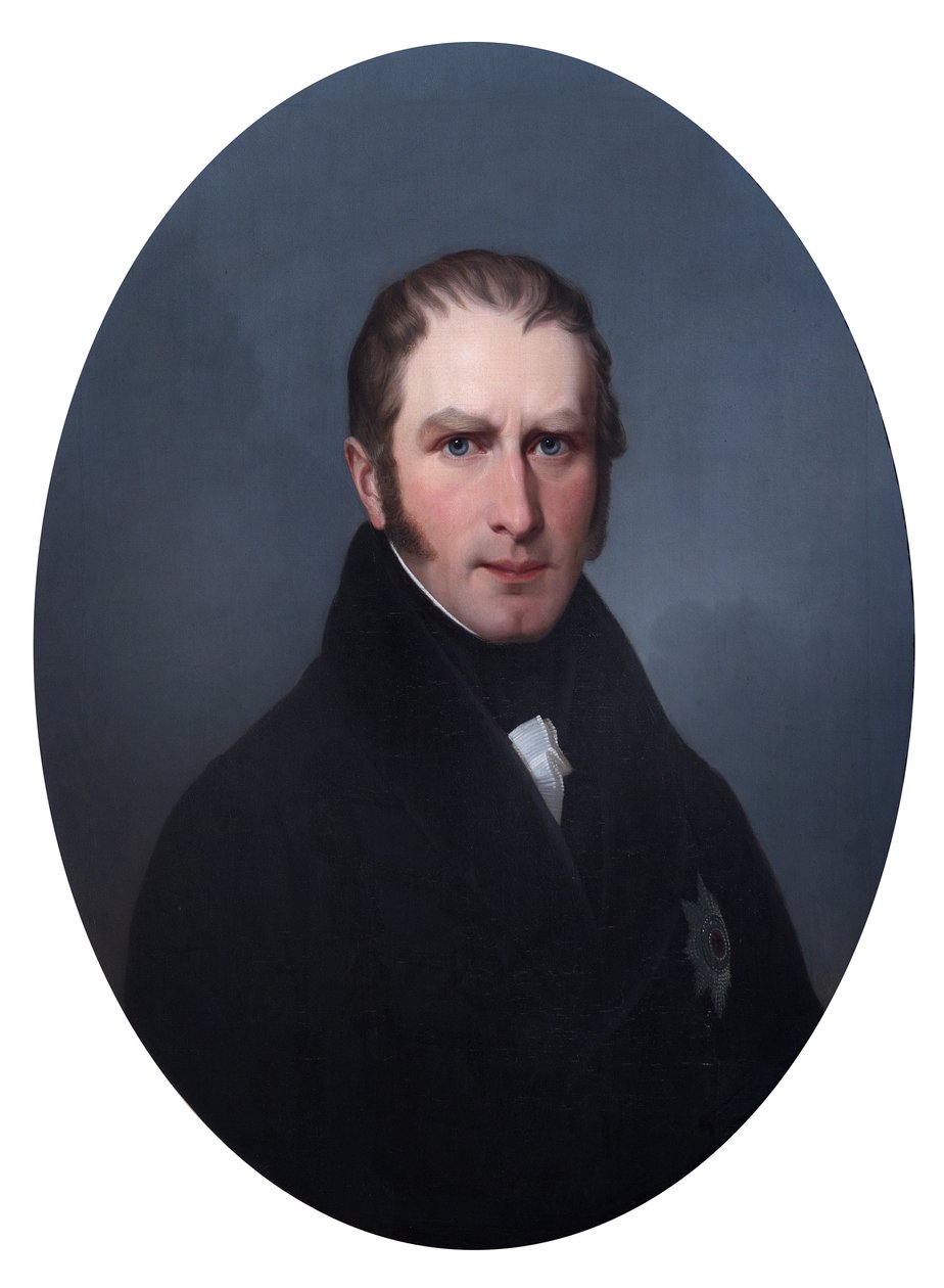 Frederick William, hertug av Brunswick, ca. 1810-15 (olje på lerret) av German School