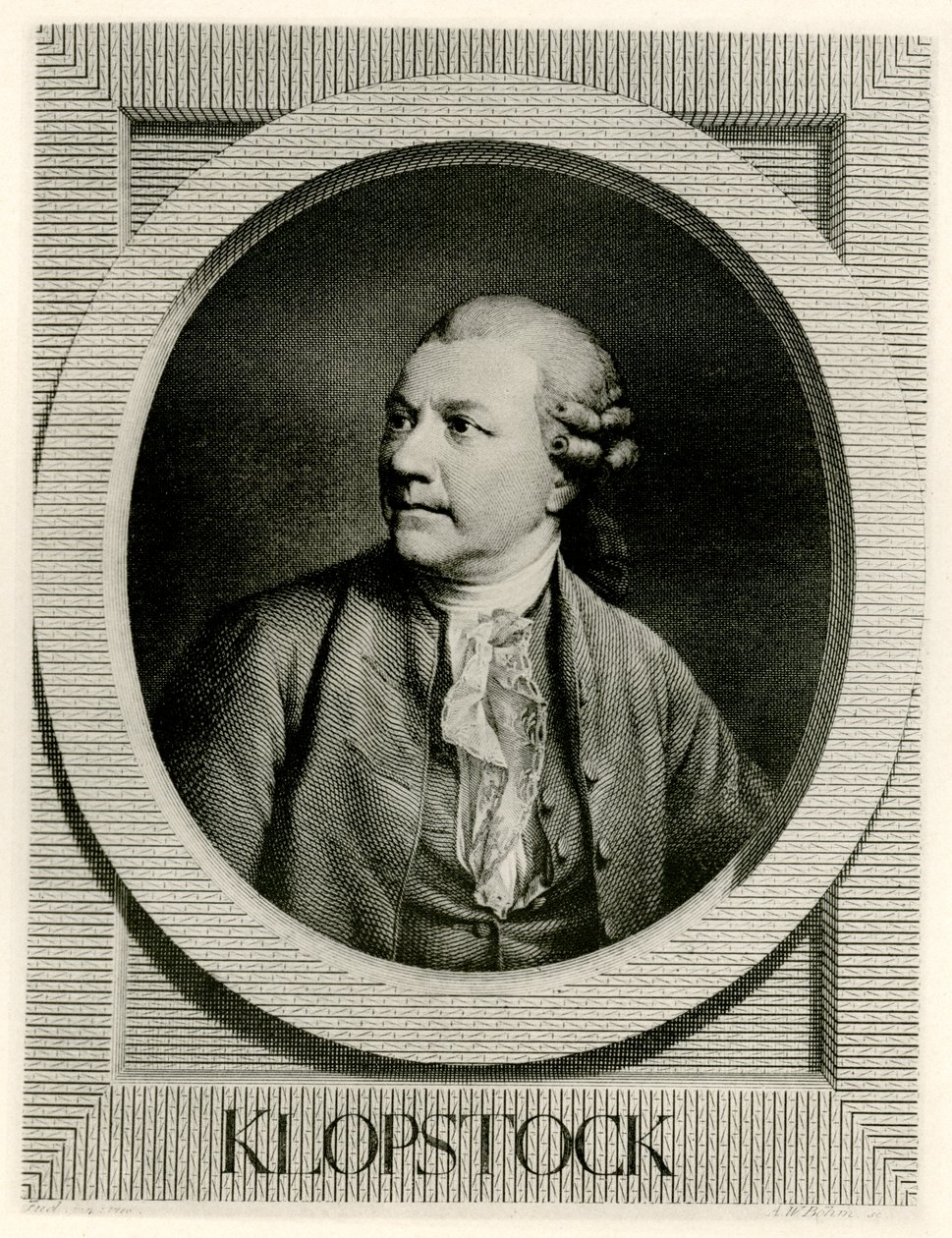 Friedrich Gottlieb Klopstock av German School