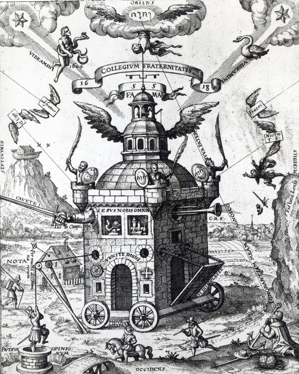 Frontispice av The College of Fame av Theophilus Schweighardt, 1618 av German School