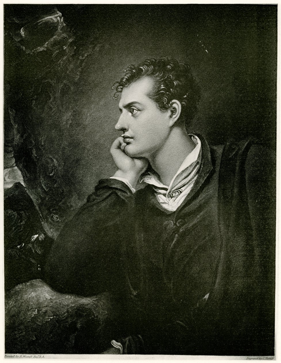 George Noel Gordon Lord Byron, 1884-90 (fototype) av German School