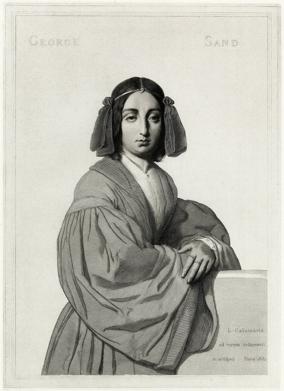 George Sand, 1884-90 av German School
