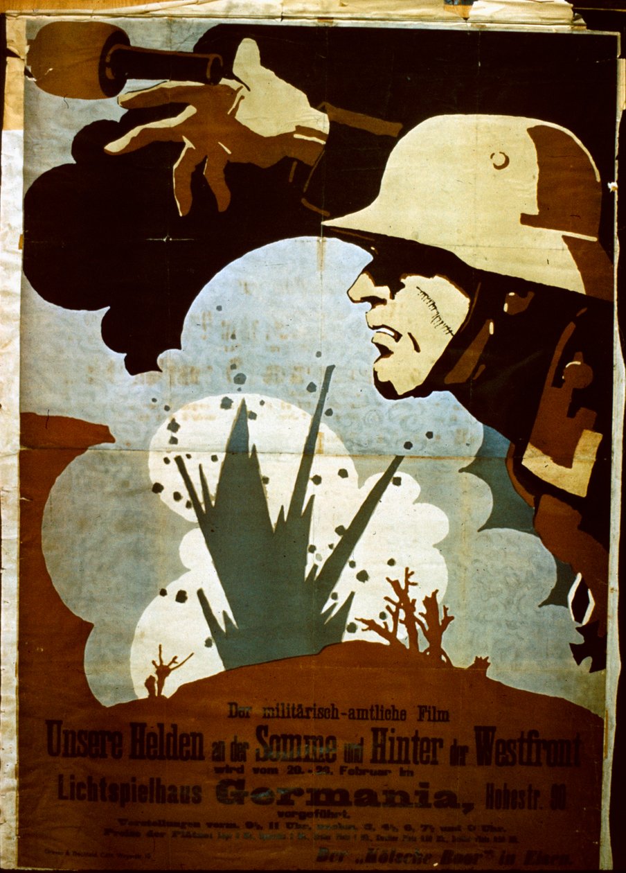 Tysk krigsfilmplakat av German School