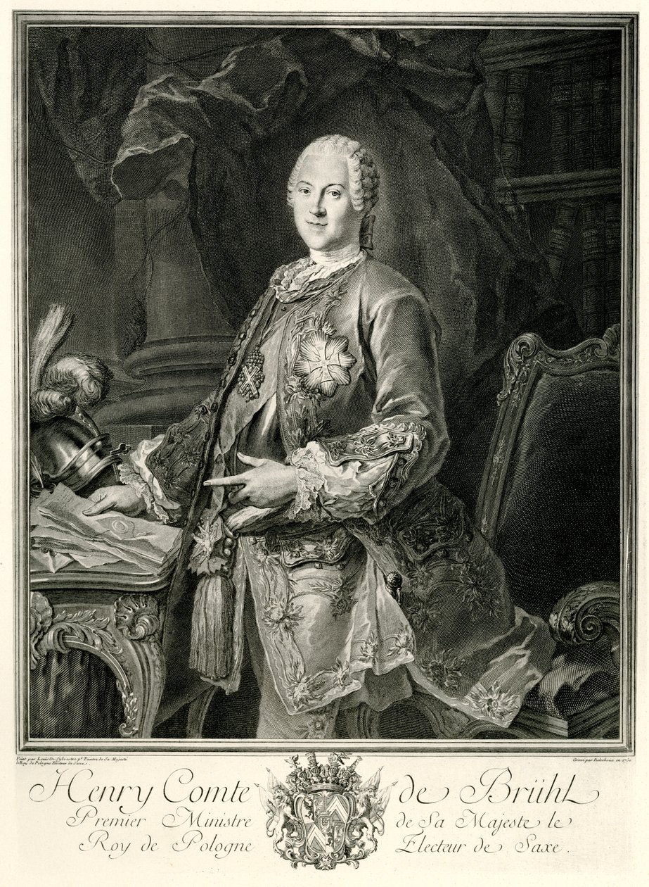 Heinrich Graf Bruehl av German School