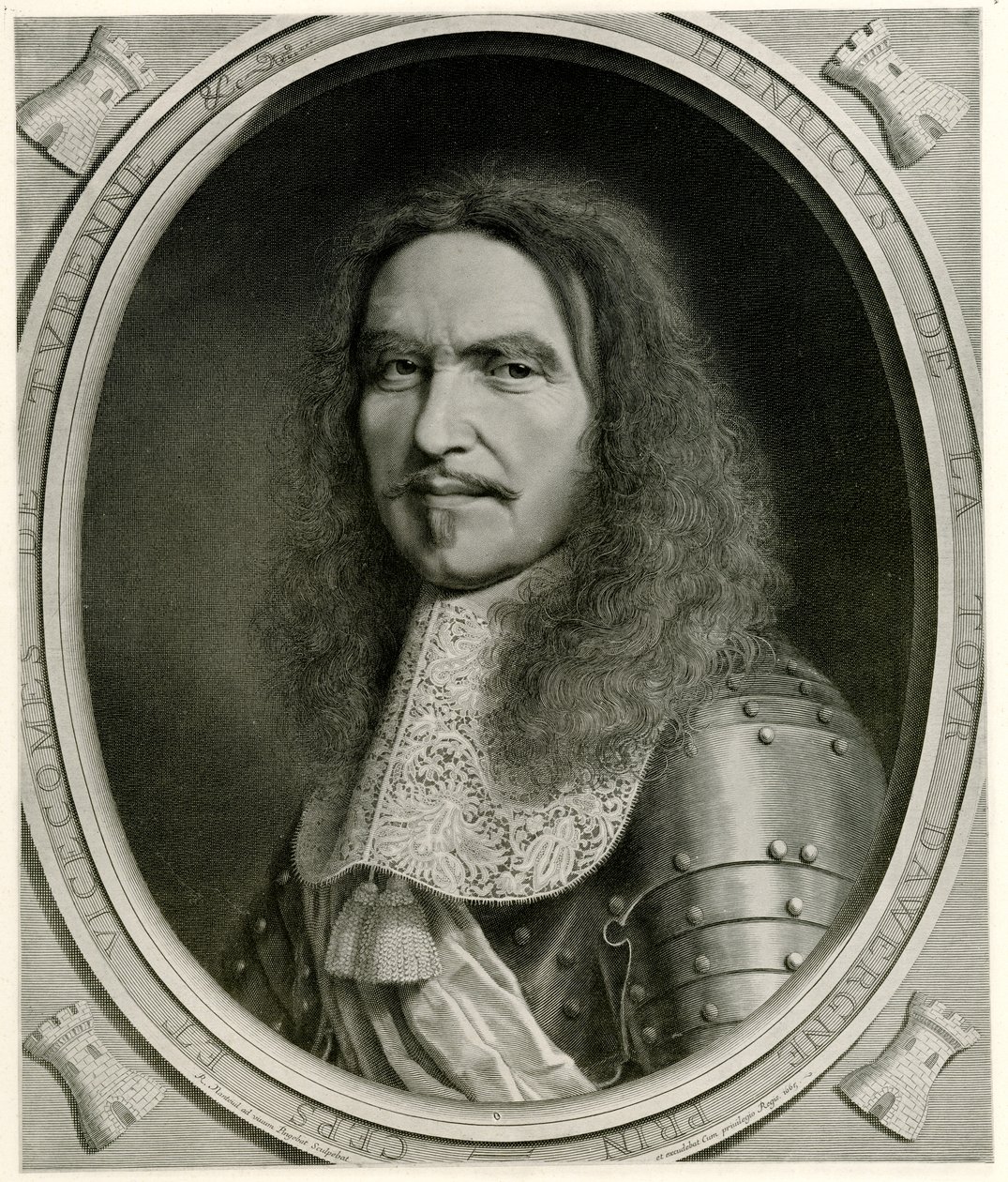 Henri de Latour fra Auvergne Viscount of Turenne av German School
