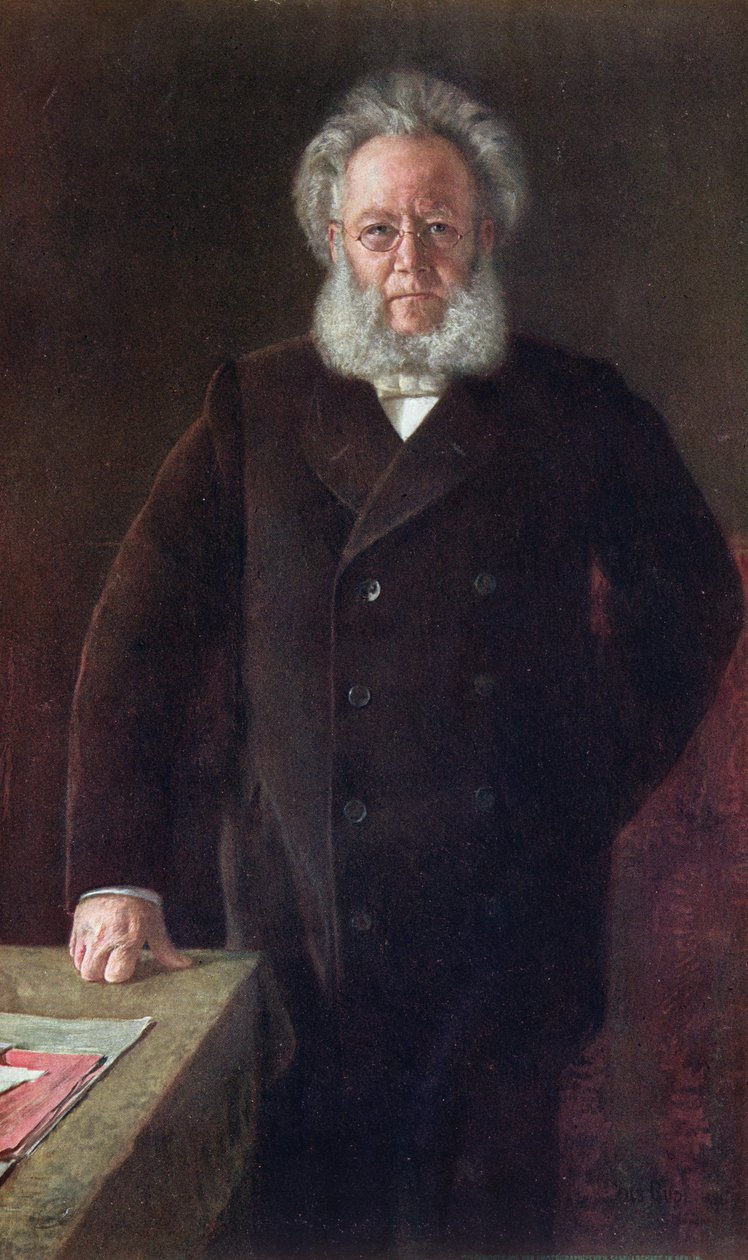 Henrik Ibsen (1828-1902) av German School