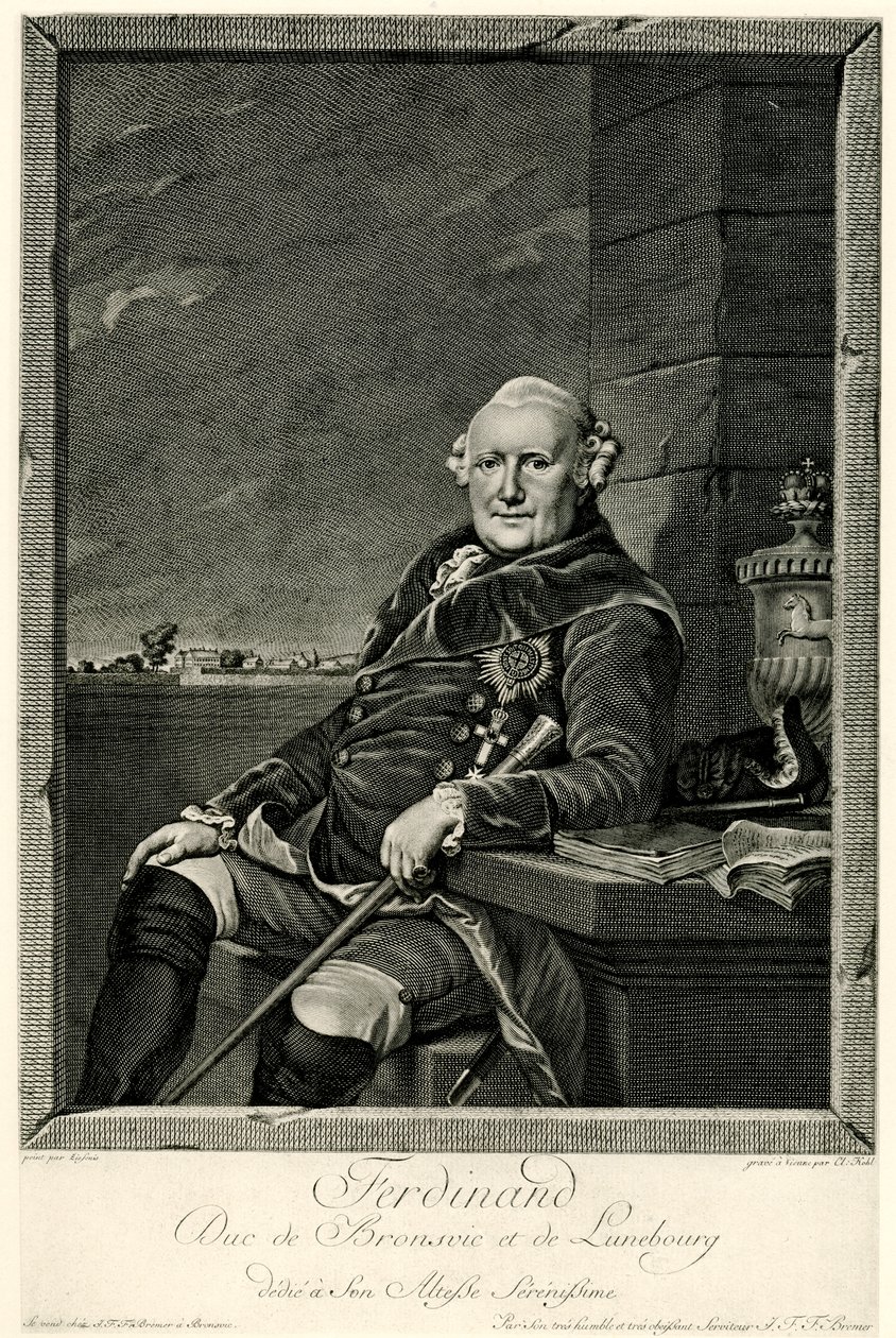 Herzog Ferdinand von Braunschweig av German School