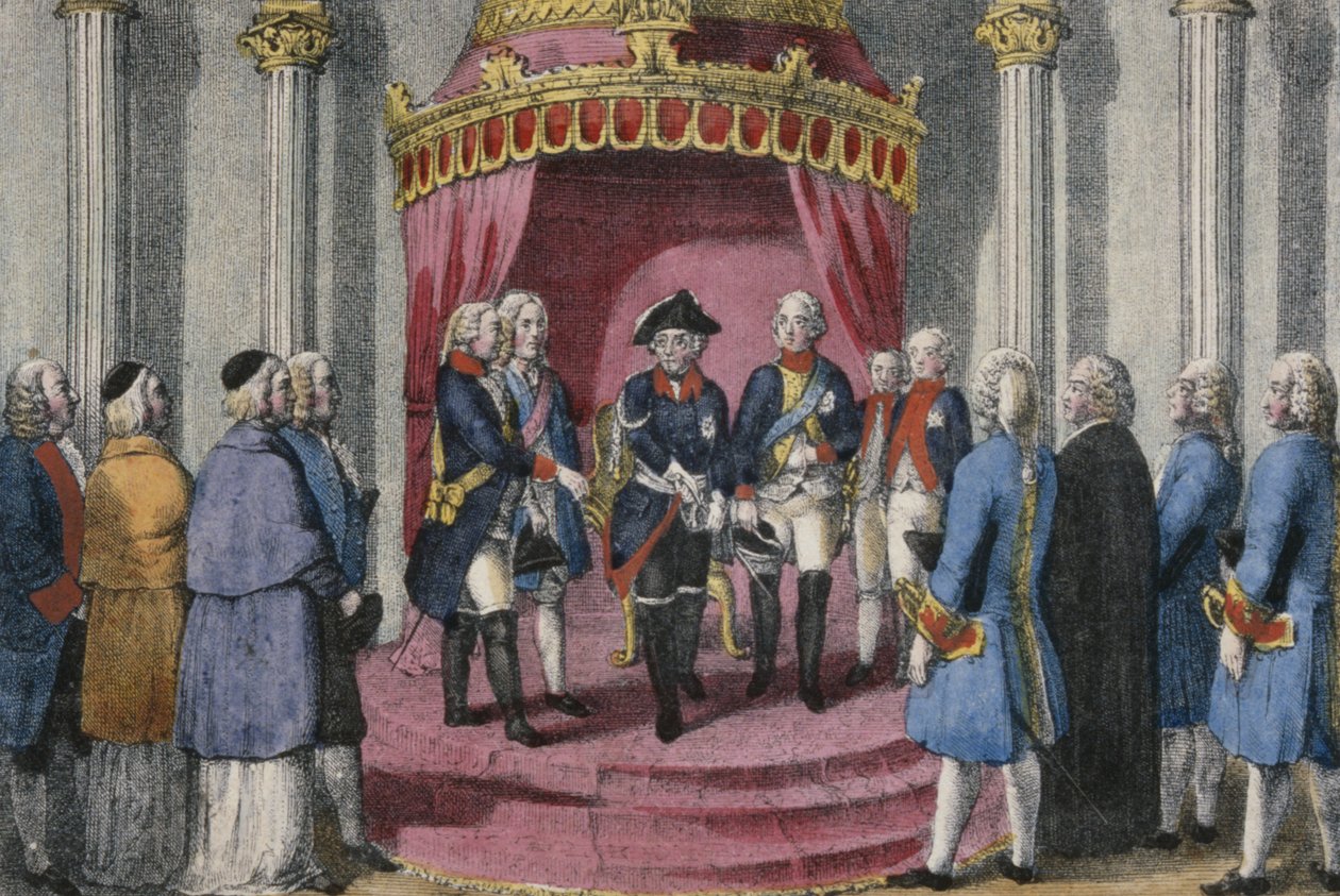 Homage of the Silesian Estates, 7. november 1741 av German School