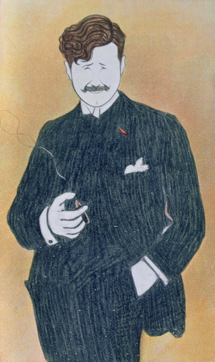 Bryllupsreise med tog, 1908 av German School