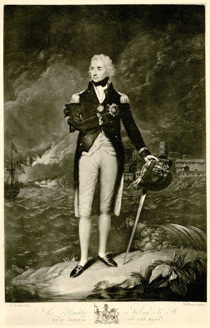 Horatio Lord Nelson, 1884-90 (fototype) av German School
