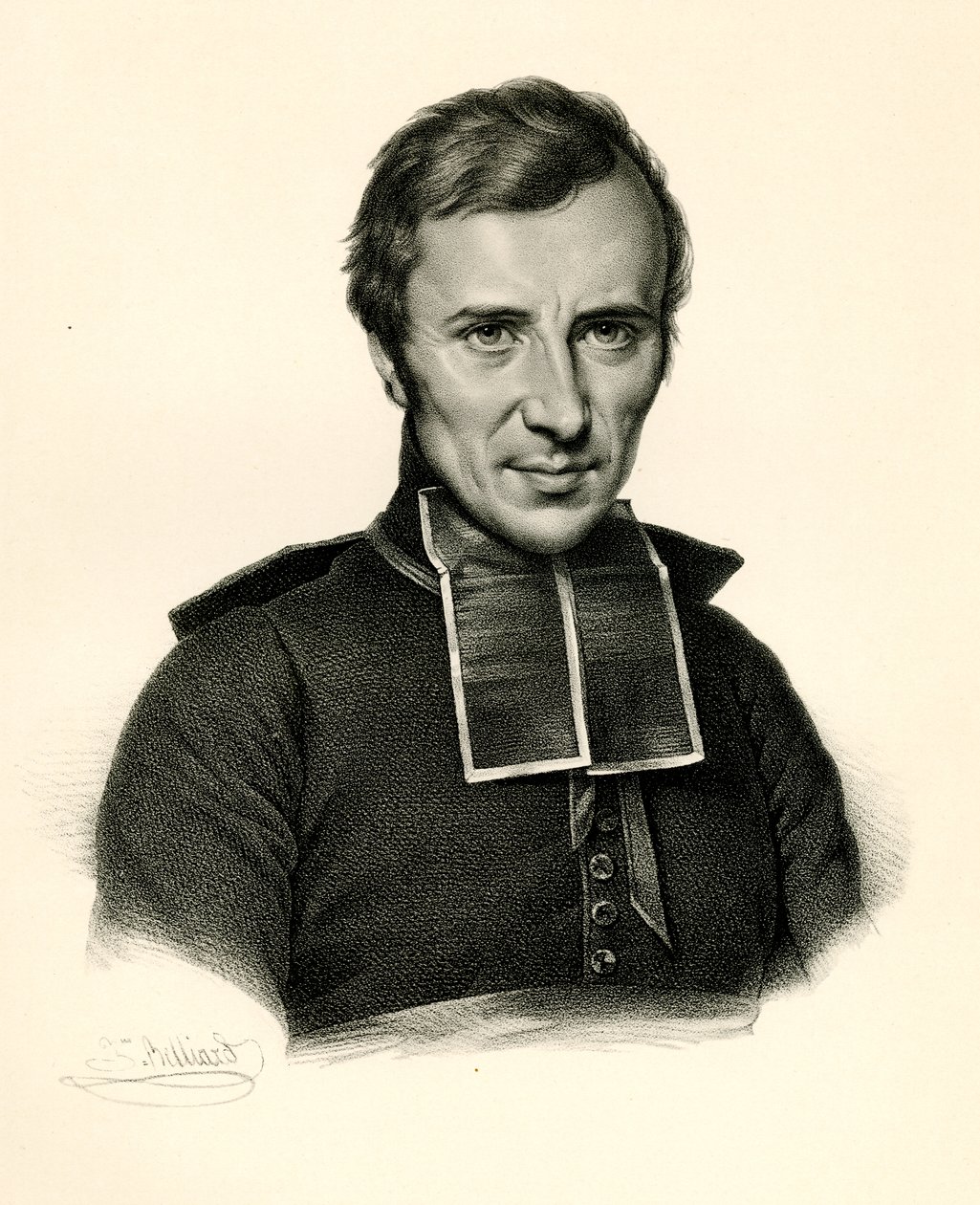 Hugues Felicite Robert de Lamennais av German School