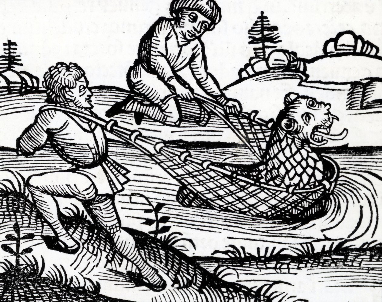 Illustrasjon hentet fra Nuremburg Chronicle, 1493 av German School
