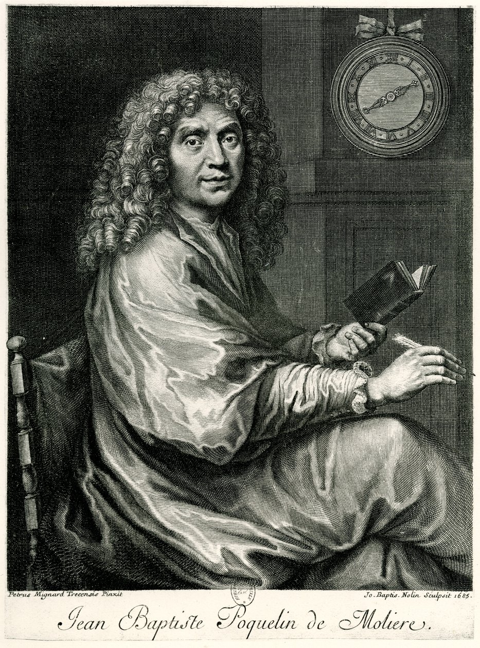 Jean Baptiste Moliere av German School