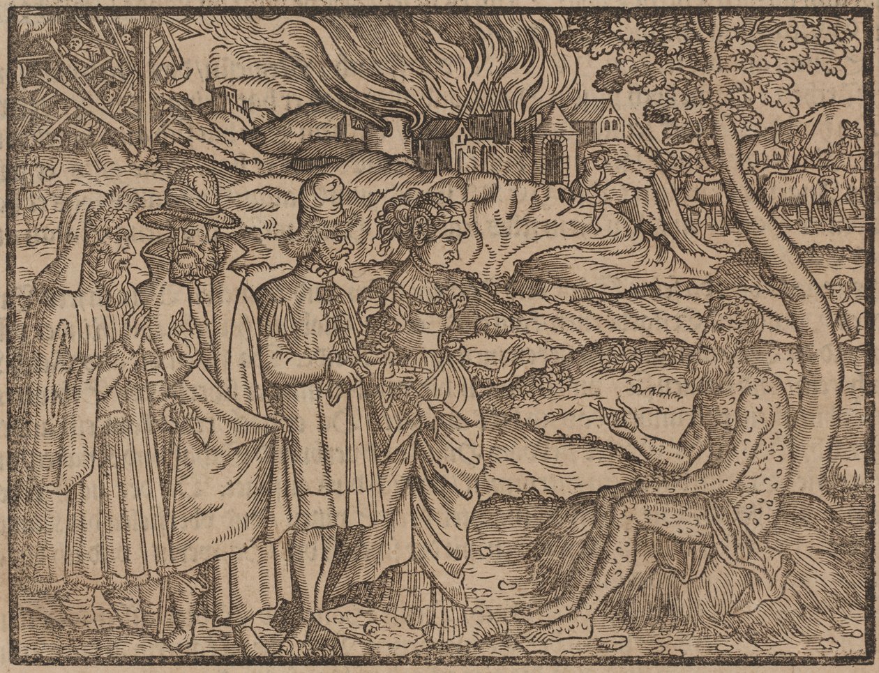 Jobb dekket med koker ca. 1525 (tresnitt) av German School