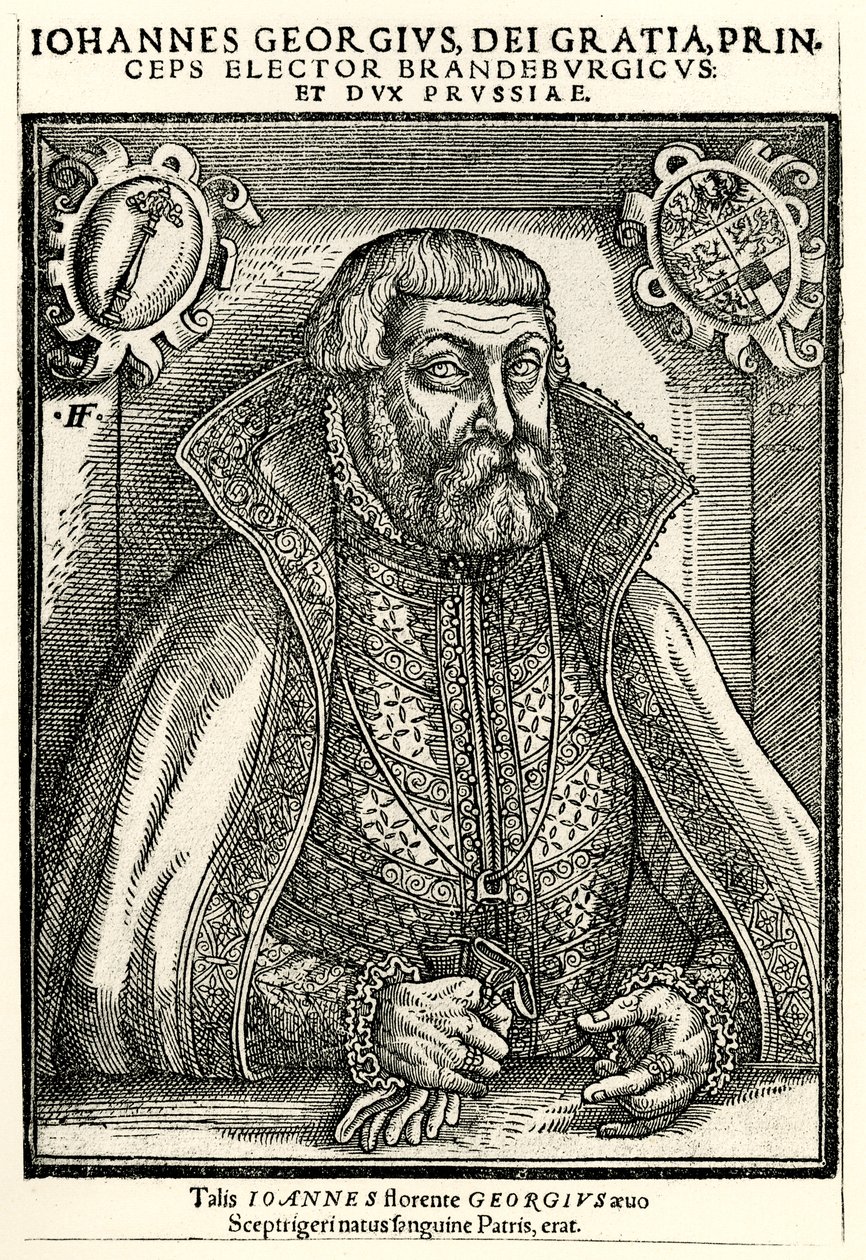 John George av Brandenburg av German School