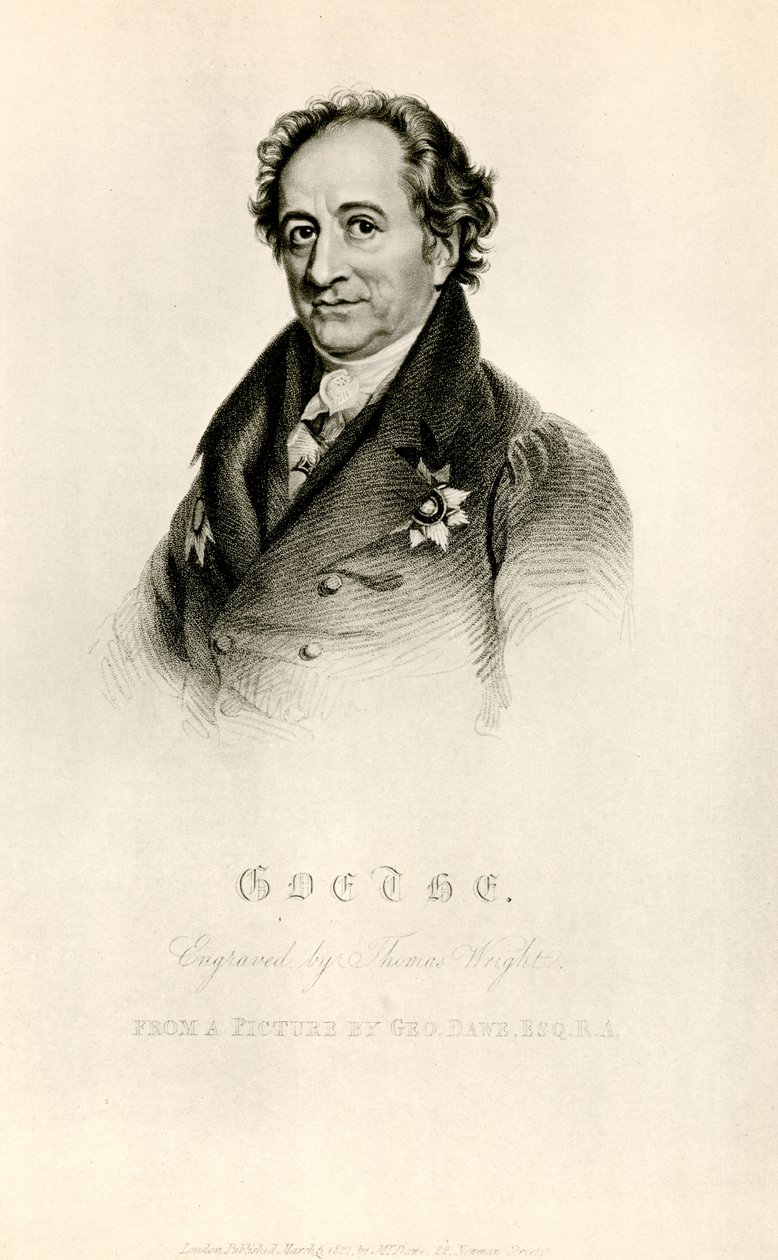 Johann Wolfgang von Goethe av German School