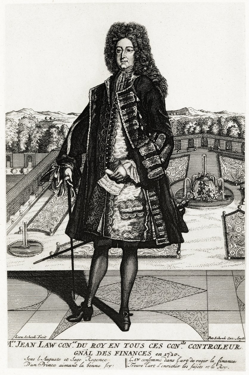 John Law fra Lauriston av German School