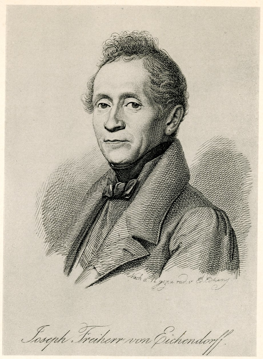 Joseph Freiherr von Eichendorff, 1884-90 (fototype) av German School