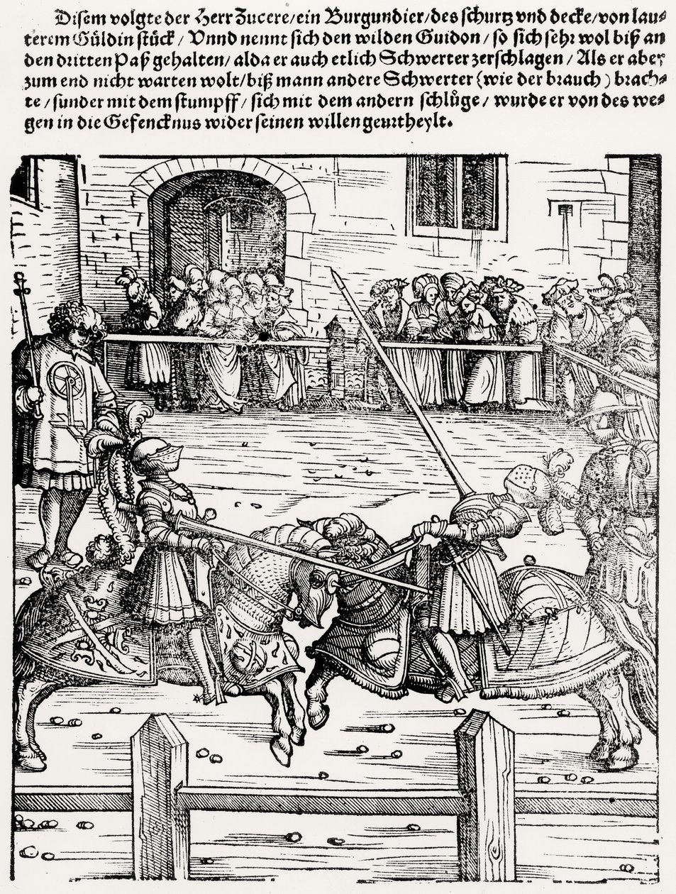 Jousting av German School