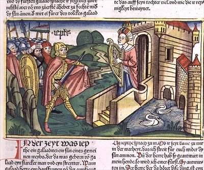 Dommerne 11 29-40 Jeftas datter hilser faren sin, fra 