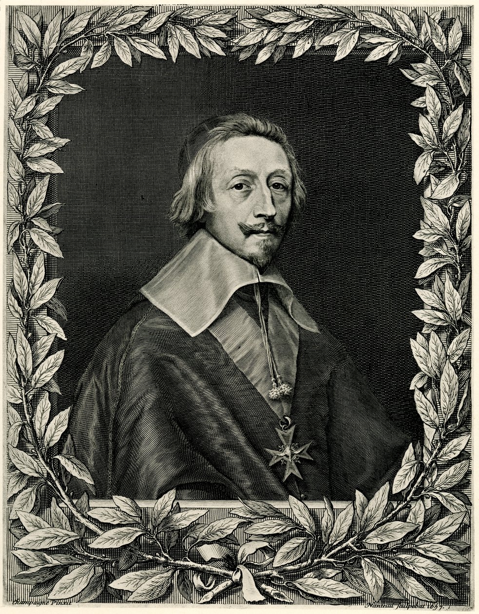 Kardinal Armand Jean Duplessis av German School