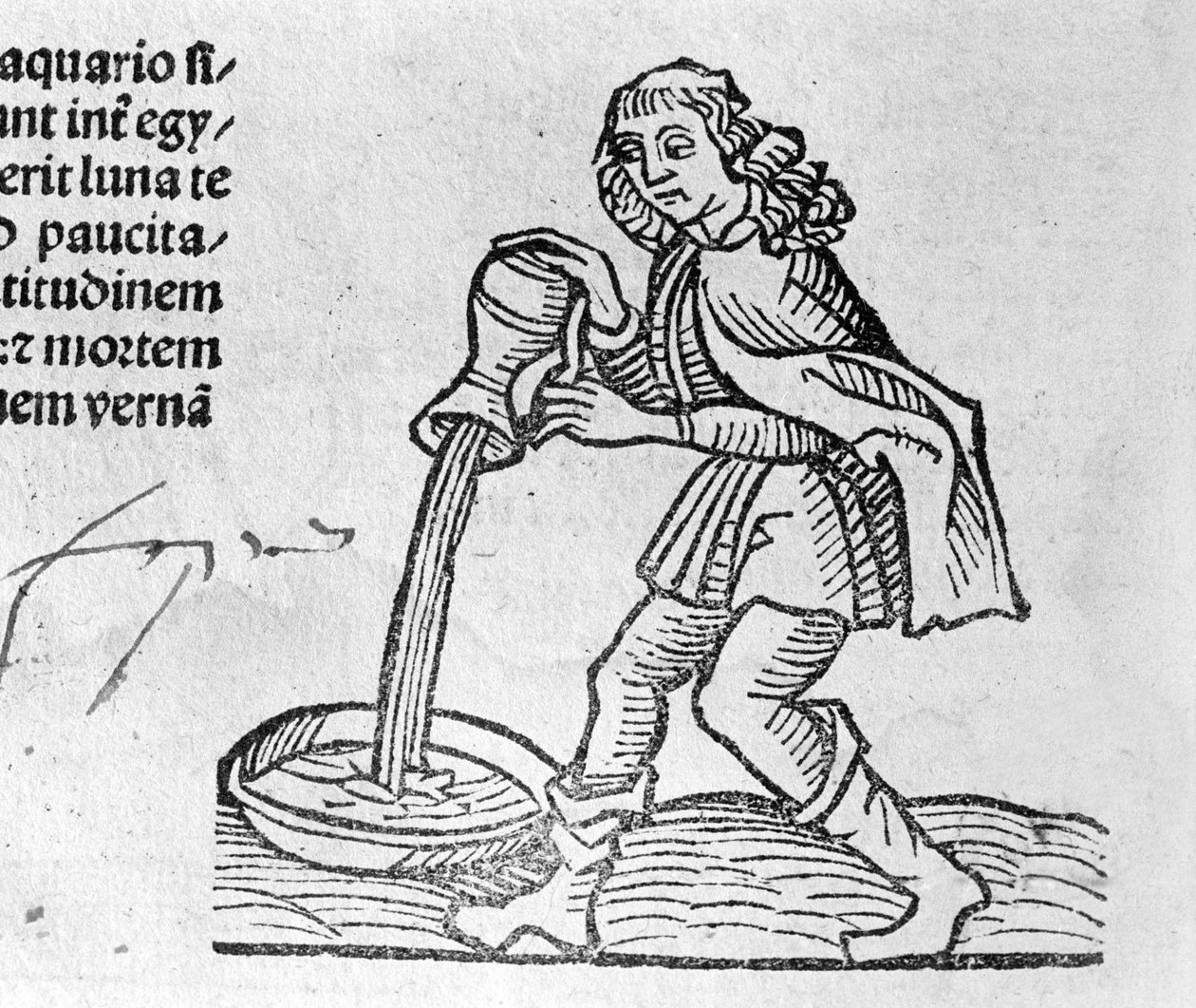 Le Aquarius - i avhandlingen av John Angelo om årenes store forbindelser og deres revolusjoner og perfeksjoner. Augsburg, Erhard Ratdolt av German School