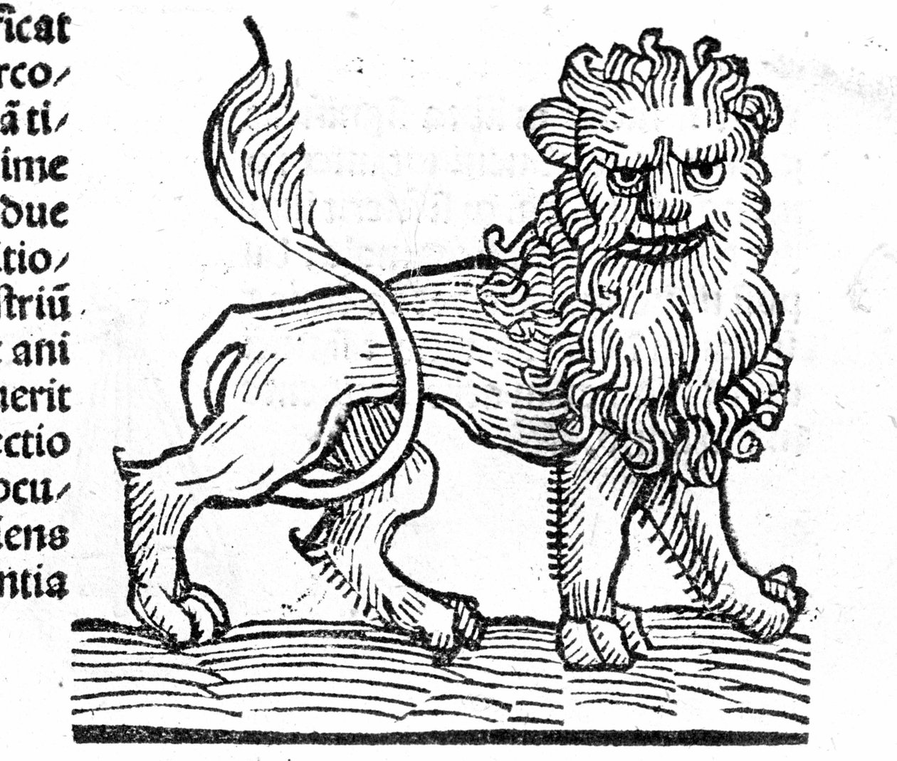 Le Lion - i avhandlingen av Johannes Angelo om årenes store forbindelser og deres revolusjoner. Augsburg, Erhard Ratdolt av German School